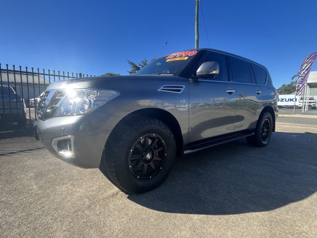 MY18 NISSAN PATROL TI WAGON  4WD AUTO PULP - Experience supreme comfort and powerful 4WD with this sleek family SUV in gun metal grey. - Image 3