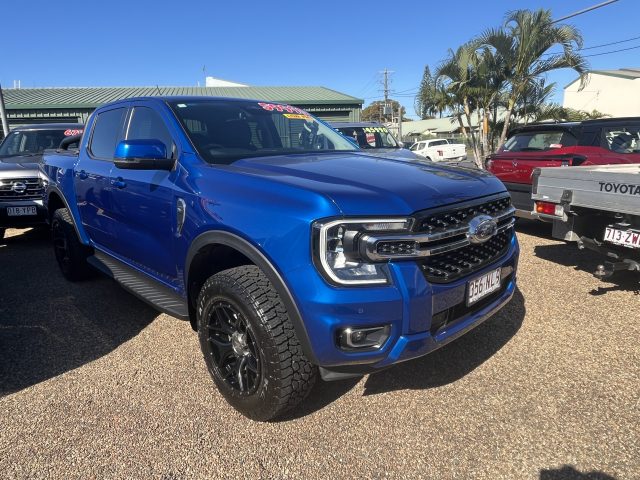 MY22 FORD RANGER XLT DOUBLE CAB UTILITY 4WD AUTO Blue - Excellent condition, Low KMs and brilliant blue exterior!